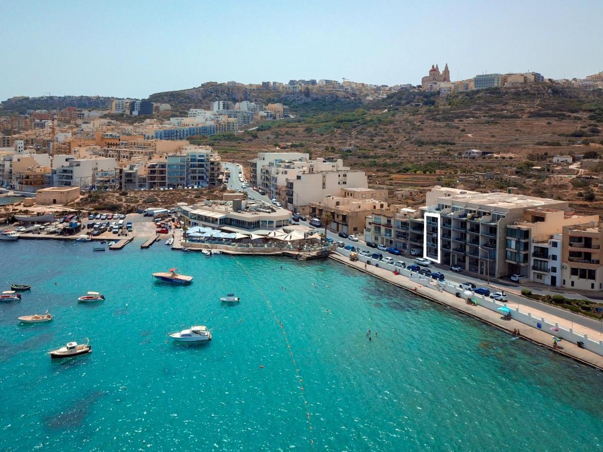 Malta'S Beachfront Apartment In Mellieħa Exteriör bild